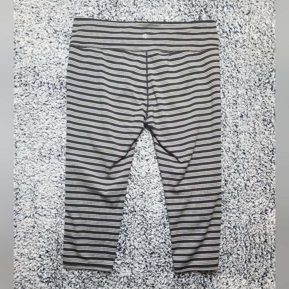 Athleta Striped Capri Women's Leggings - Picture 4 of 6